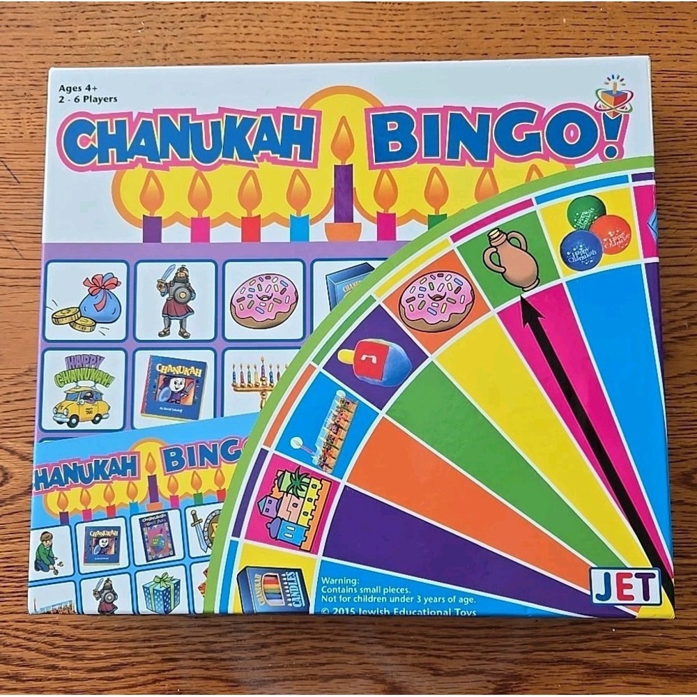 Chanukah Bingo Game ‎ JET 2015 Jewish Educational Toys Brand NEW Sealed